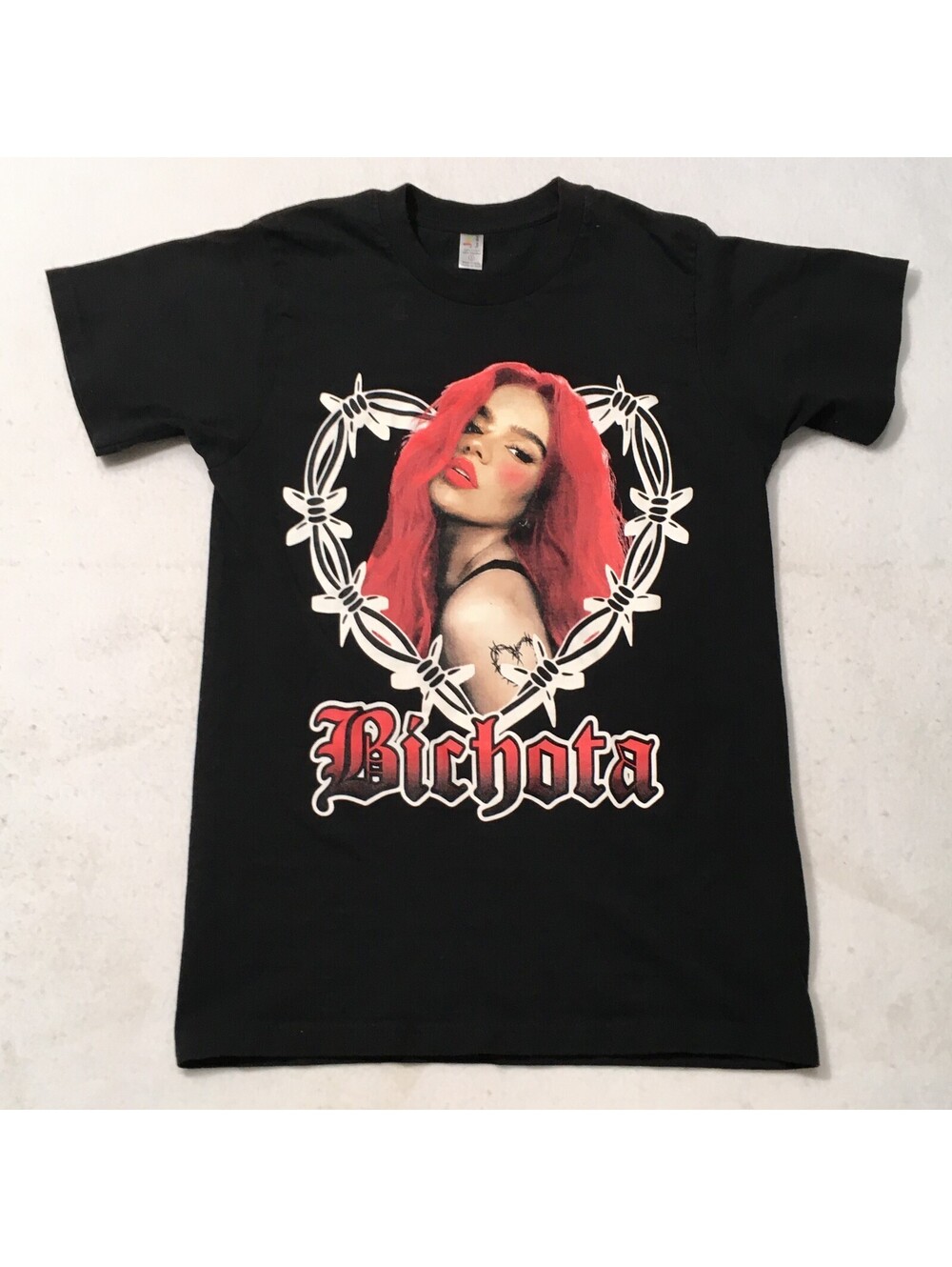 Karol G Bichota Shirt Mens SMALL Strip Love Tour Concert Reggaeton Music Tee